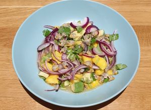 Una foto de Cebiche de berberechos