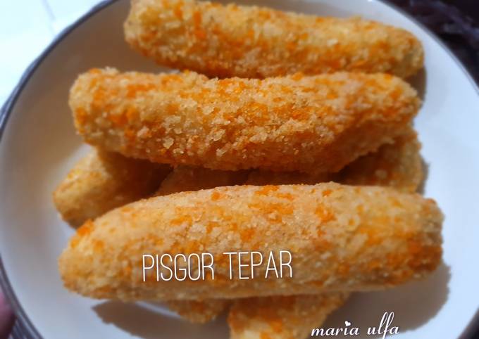 PISGOR TEPAR (PISANG GORENG TEPUNG PANIR)