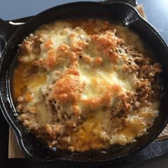 A picture of Mochi meat sauce gratin 餅のミートソースグラタン -Gluten Free.