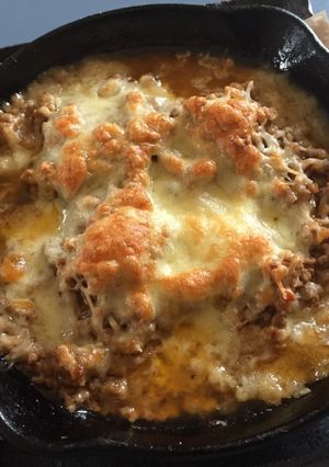 A picture of Mochi meat sauce gratin 餅のミートソースグラタン -Gluten Free.