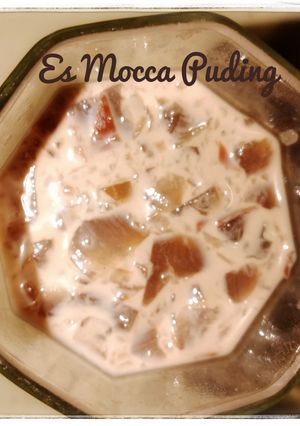 Foto resep Es Mocca Puding