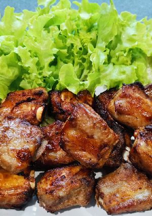 รูปของ ซี่โครงหมูย่าง (หม้อทอดไร้น้ำมัน)​