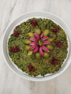عکسی از دستور کوکو سبزی