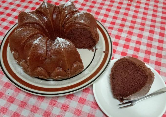 巧克力戚風蛋糕（無泡打粉蛋奶素） 食譜成品照片