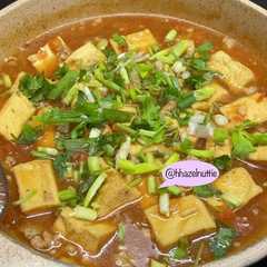 A picture of Đậu hũ sốt cà + thịt heo băm.