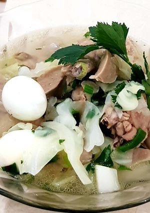 Foto resep Sop ayam campur bakso & telur puyuh