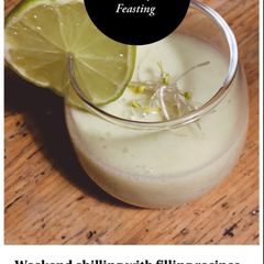 A picture of Apple smoothy.