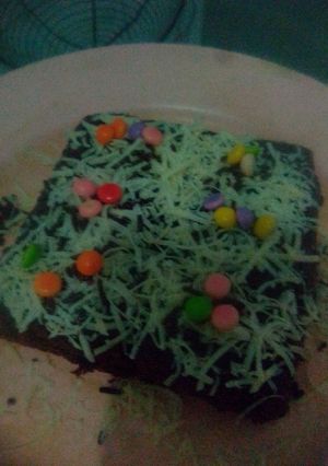 Foto resep Brownies pisang topping keju