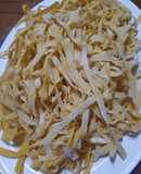 Fideos caseros al huevo (cintas)