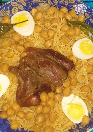 صورة لوصفة دويدة (فرميسال)بمرق ابيض