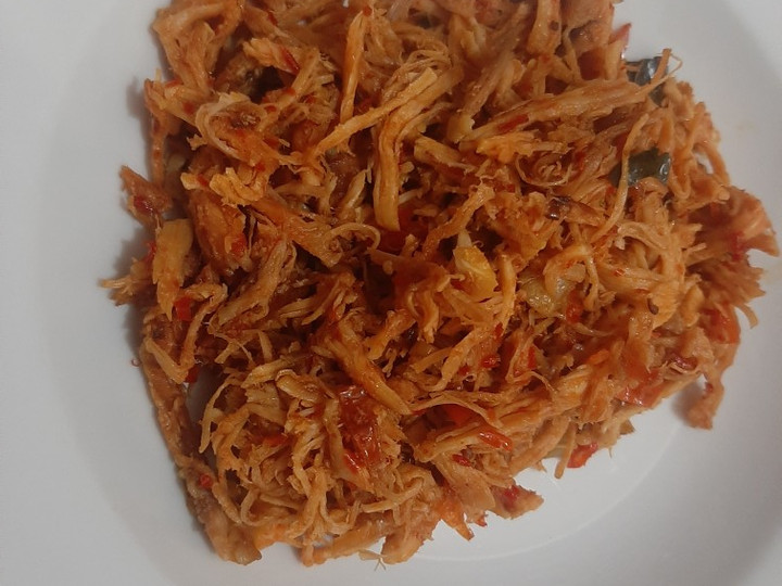 Cara Gampang Menyiapkan Suwir suwir ayam pedas manis Anti Gagal