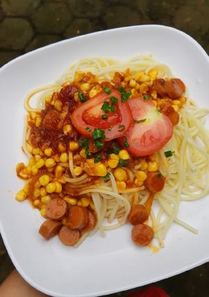 Foto resep Spageti Jagung Manis