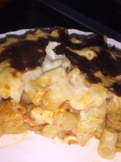 صورة لوصفة معكرونة بكريمة الجبن 😋😋😋