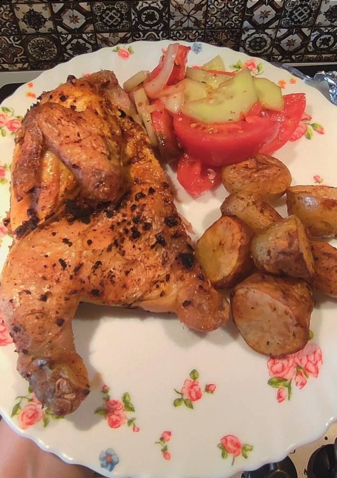 Півень "кокюлє" запечений із картоплею 😋