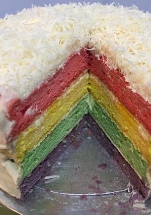 Foto resep Tiramisu Rainbow Keto (modal bahan gak lebih dari 80rb)