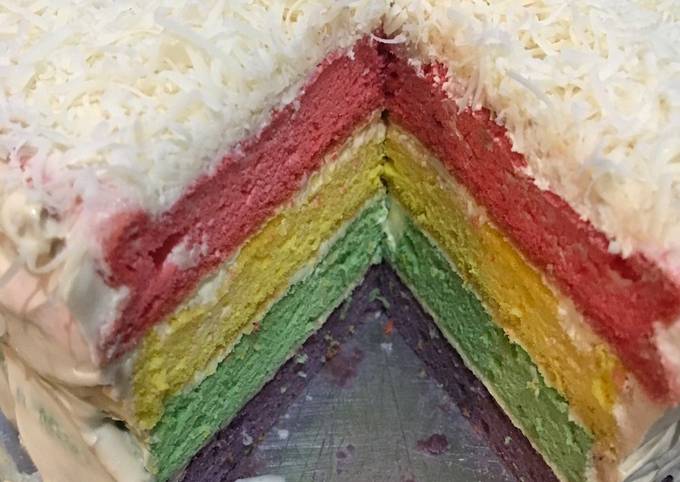 Resep Tiramisu Rainbow Keto (modal bahan gak lebih dari 80rb) Anti Gagal