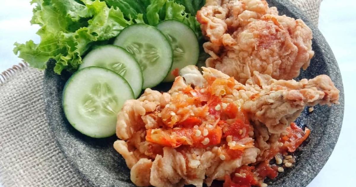 Resep Ayam Geprek Sambal Bawang Oleh Juwita Kartika Cookpad