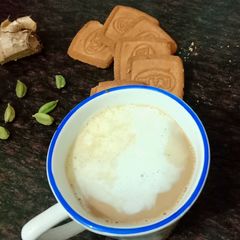 A picture of Masala Malai Chai.