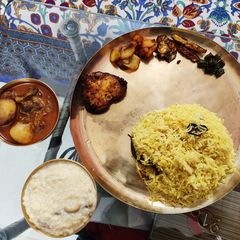 A picture of Basanti Pulao.