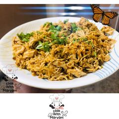 A picture of Spicy shredded chicken.
