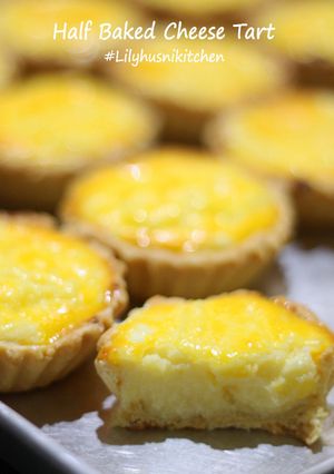 Foto resep Half Baked Creamy Cheese Tart