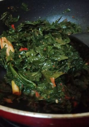 Foto resep Tumis Daun Singkong