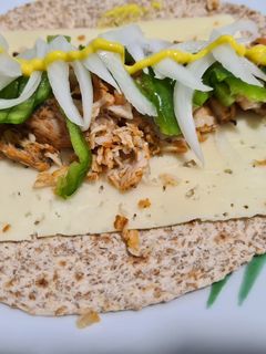 Una foto de Fajita de pollo express