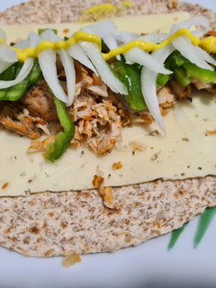 Una foto de Fajita de pollo express