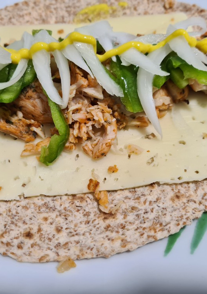 Una foto de Fajita de pollo express