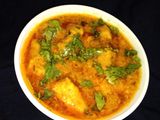 राजस्थानी बेसन गट्टे की सब्जी