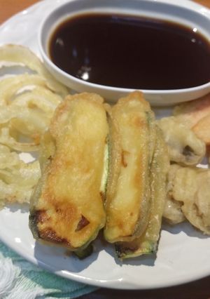 Una foto de Tempura de verduras