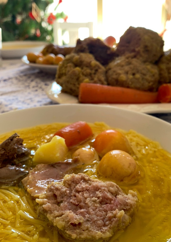 Una foto de Cocido de Navidad ¡clavado al de la abuela Carmela!