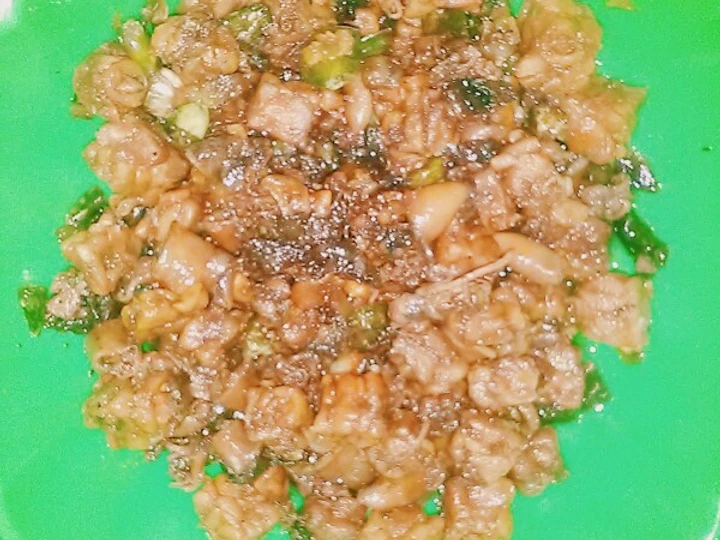 Cara Sederhana Menyiapkan Resep  Oreg tempe cumi asin🐙🐙 yang Bisa Manjain Lidah, Bikin Ketagihan