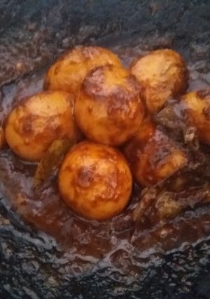 Foto resep Telur Petis (tidak pake minyak dan santan)