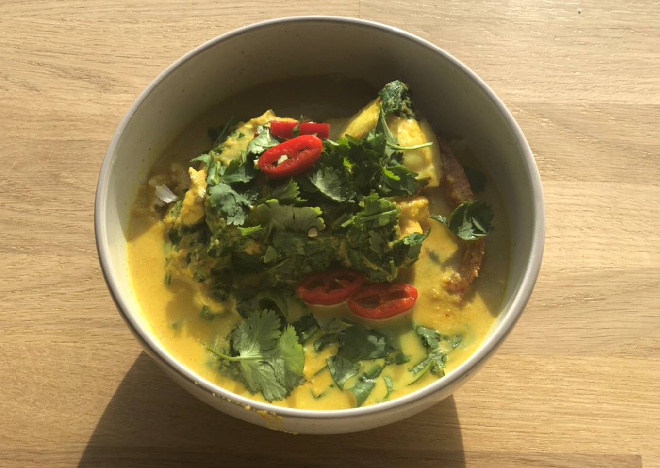 Fish Amok Cambodian lemongrass curry, paleo- & vegan-friendly
