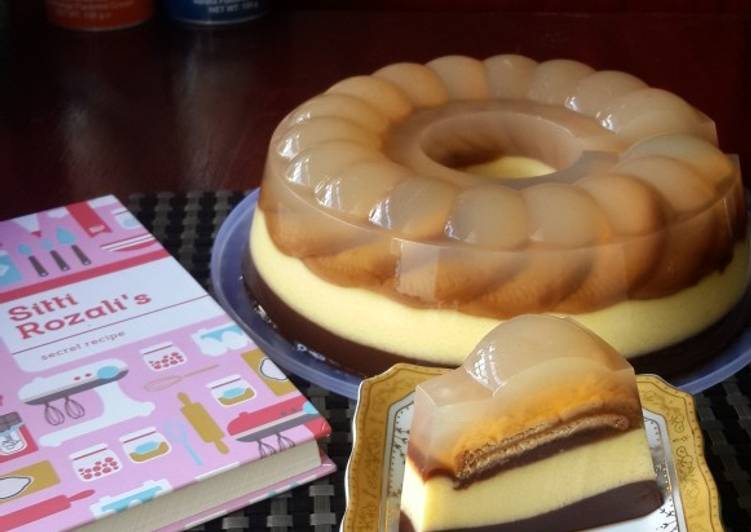 Cara Gampang Membuat Puding Lapis Regal Anti Gagal