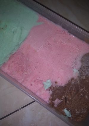 Foto resep Neapolitan Ice Cream (dadakan)