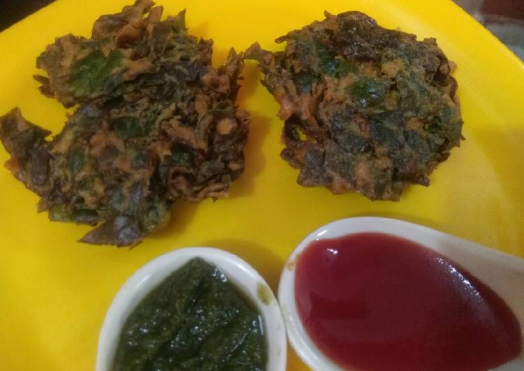 Chopped Palak Pakora