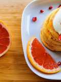 Panquecas de Toranja & Mascarpone