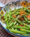 Đậu que xào tôm khô