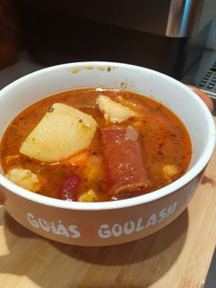 Babgulyás csipetkével recept fotója