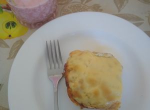 Una foto de Budín de verduras con tocineta a la Joha