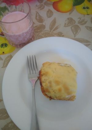 Una foto de Budín de verduras con tocineta a la Joha