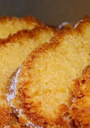 Una foto de Pastel de naranja licuada