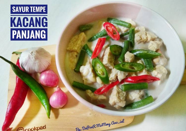 Sayur Tempe Kacang Panjang