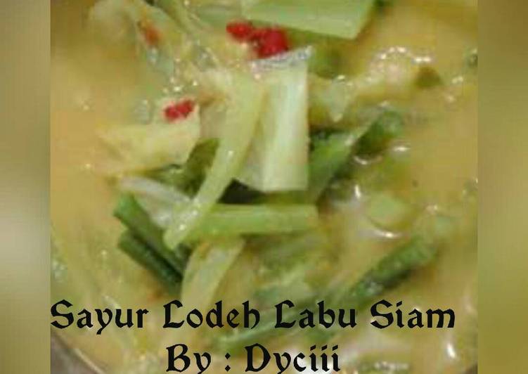 Bumbu meracik Sayur Lodeh Labu Siam dan Kacang Panjang yang sempurna
