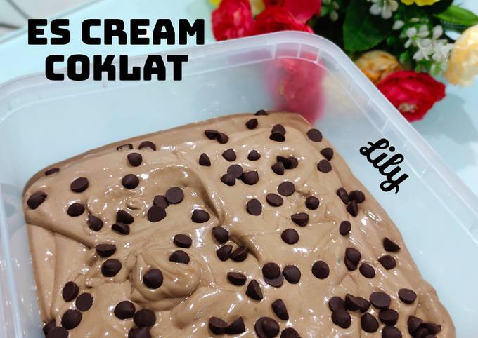Resep Es cream coklat yang Menggugah Selera