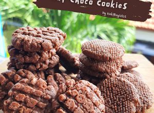 Foto resep Oat Choco Cookies (No Mixer, No Oven)