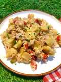 Ensalada de patatas con ajo y perejil
