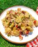 Ensalada de patatas con ajo y perejil